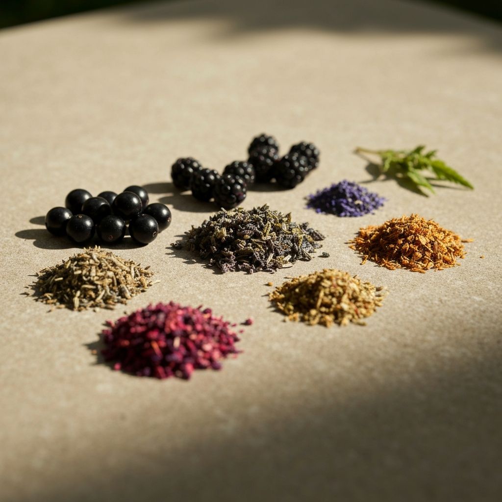 Polyphenol-rich plants